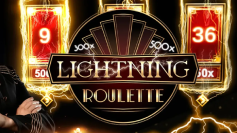 Ruleta relampago, live table de Evolution